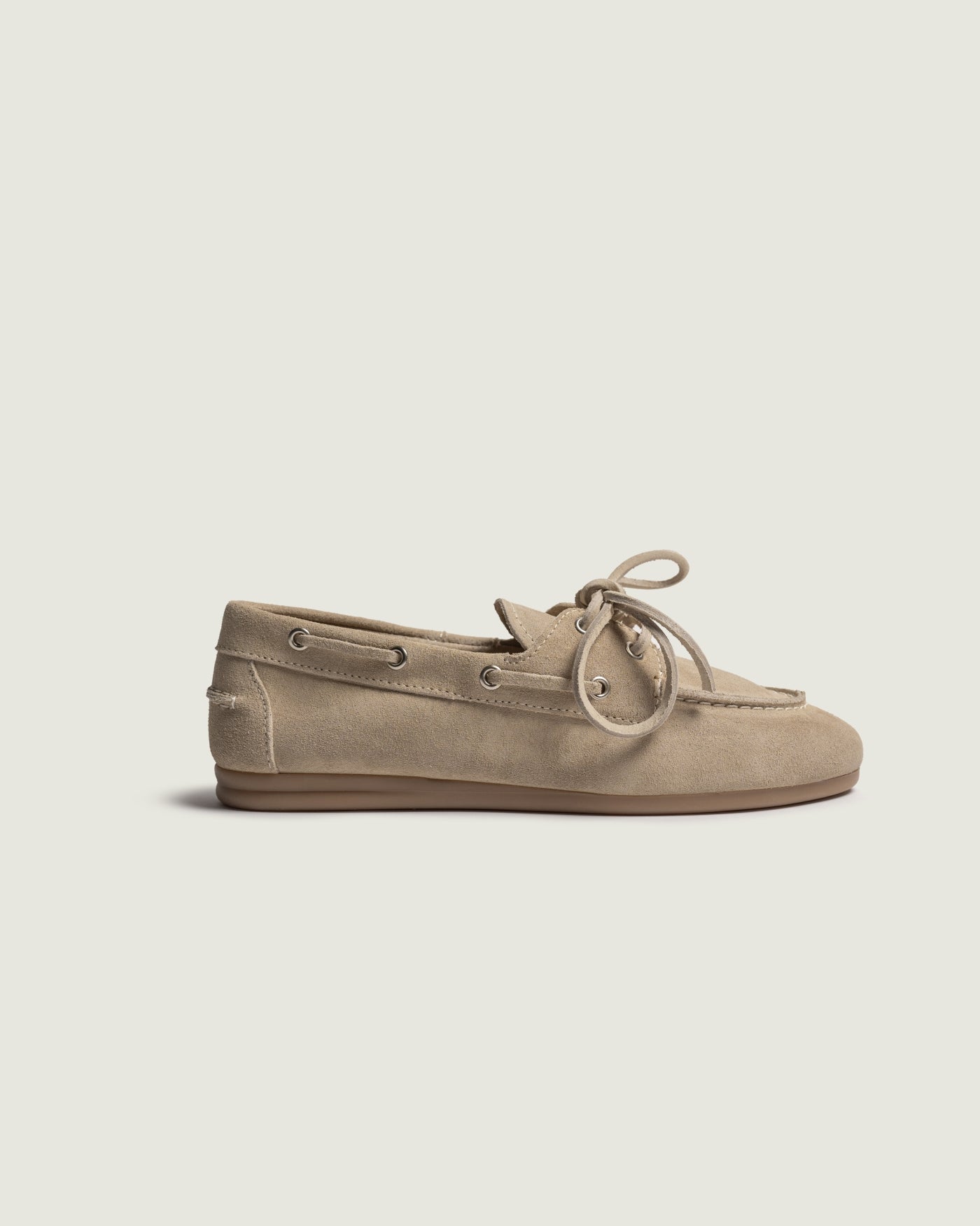 Boat Loafer Brushed - Suede | Light taupe