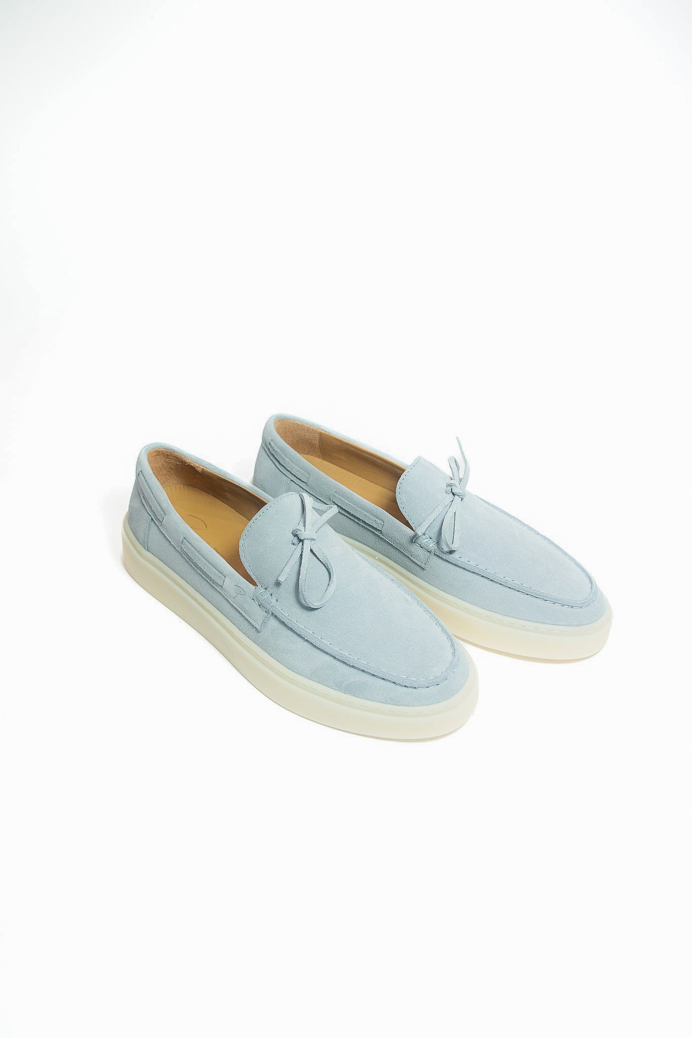 Posa Boat Loafer Blue Lagoon