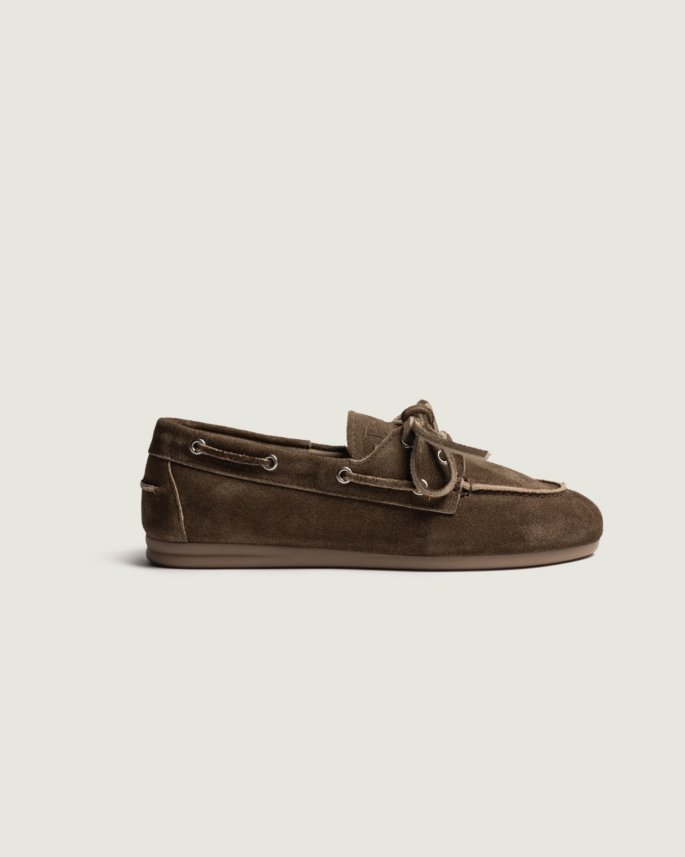 Boat Loafer Brushed - Suede | Dark brown