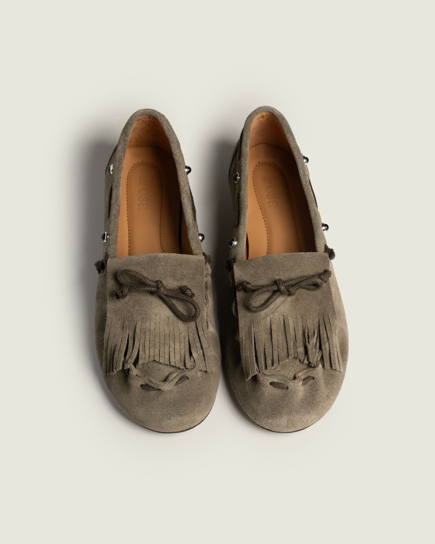 Fringe Moccasin | Khaki