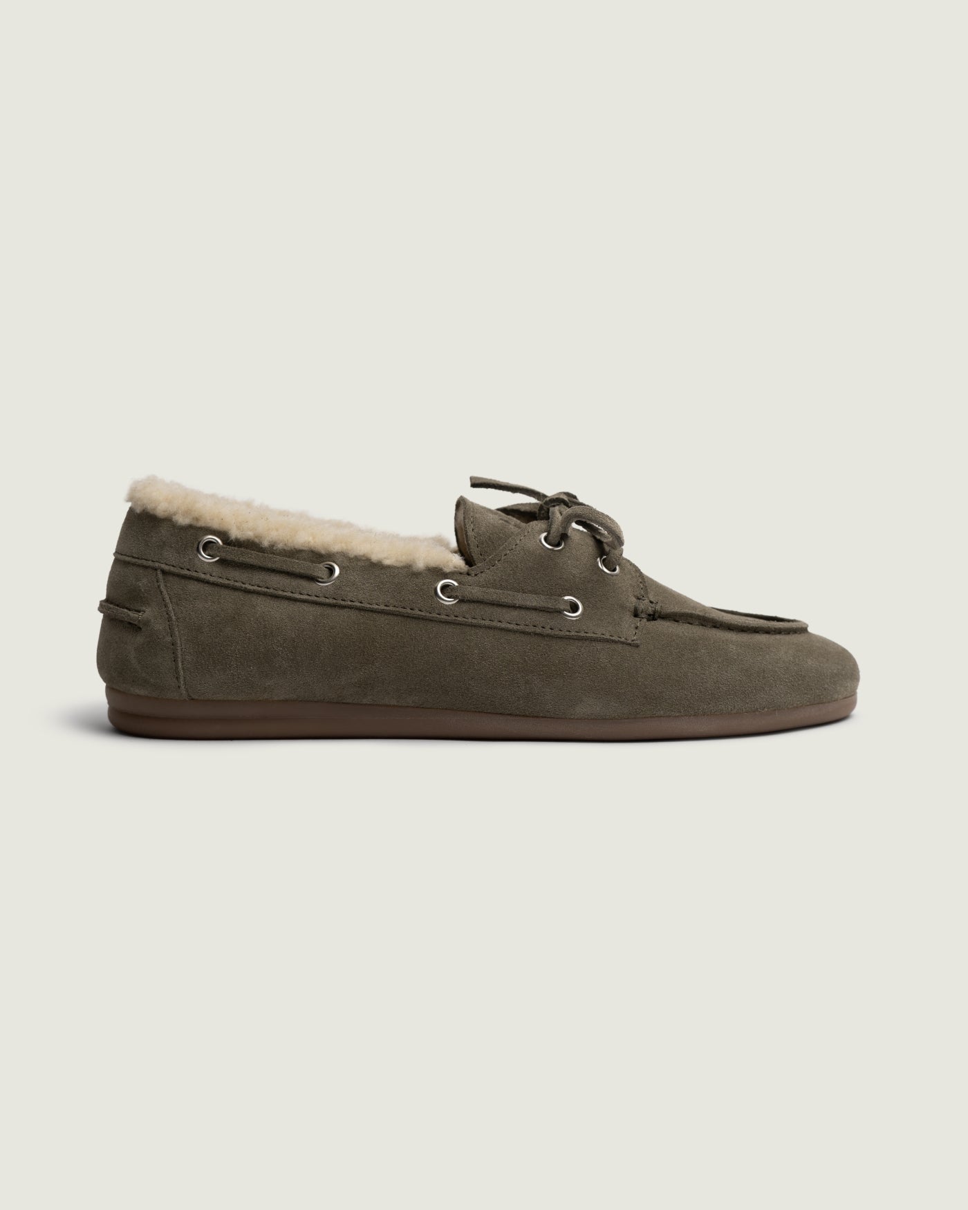 Boat Loafer Brushed - Fur | Khaki
