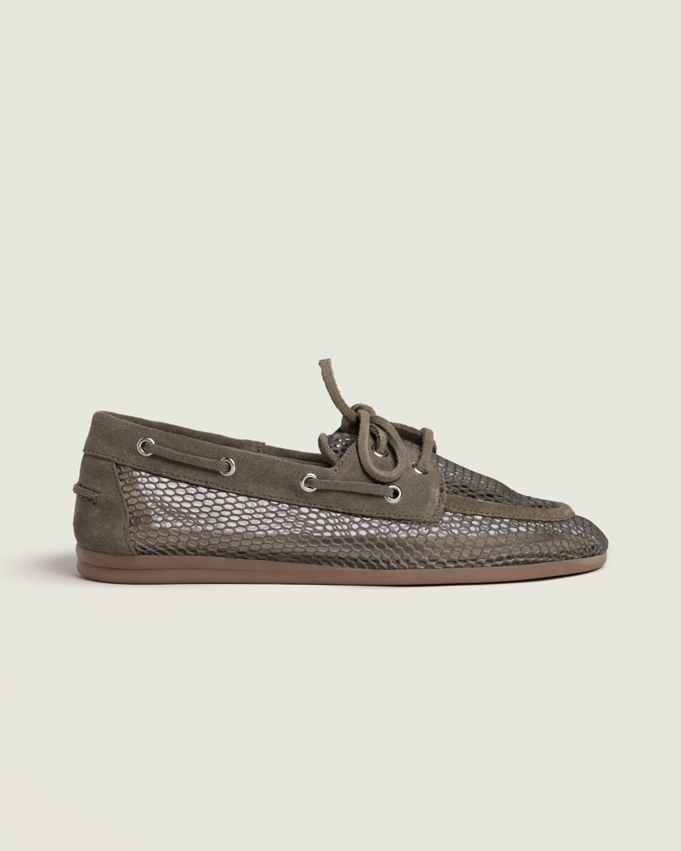 Boat Loafer Mesh - Suede | Khaki