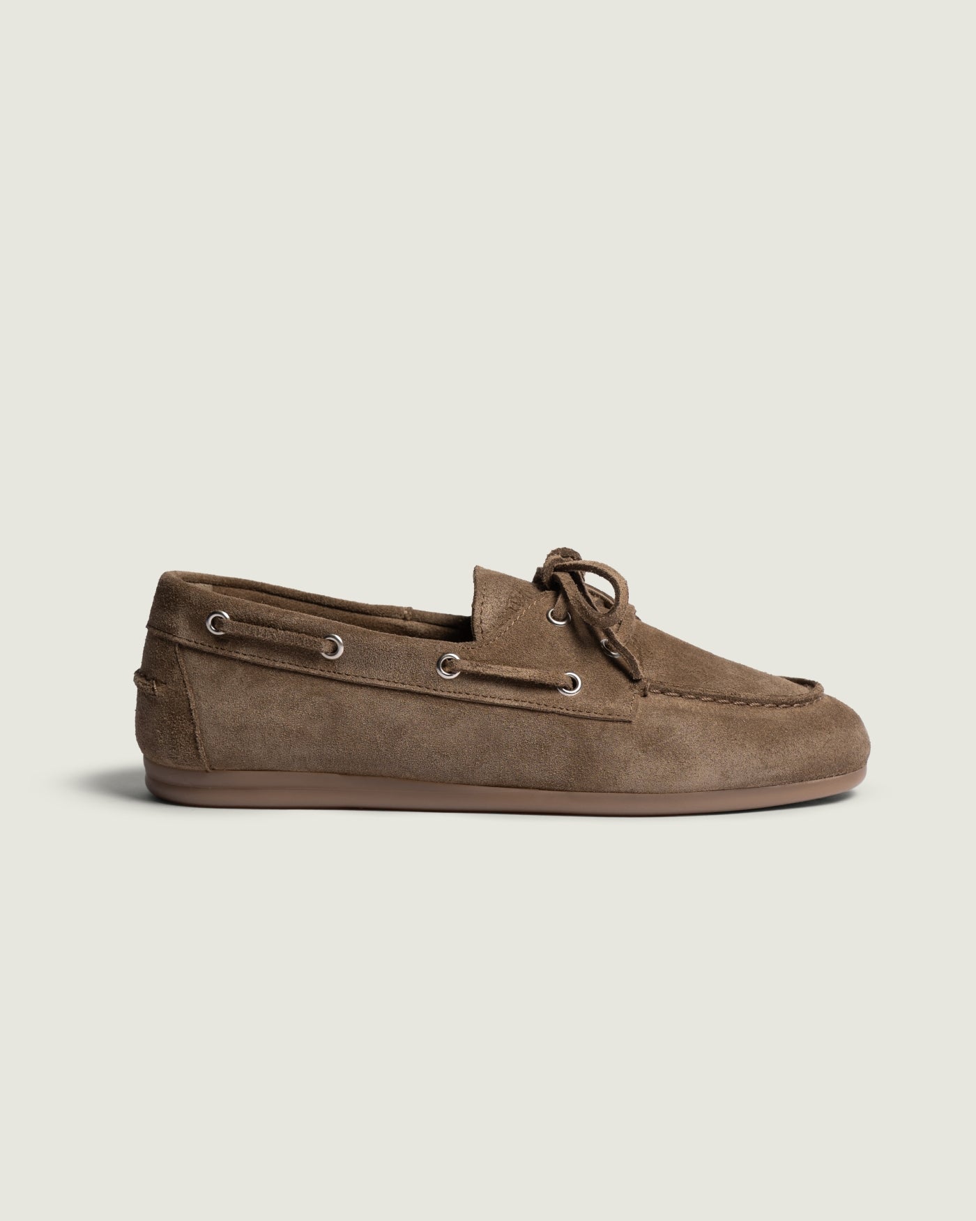 Boat Loafer Brushed - Suede | Light chocolate