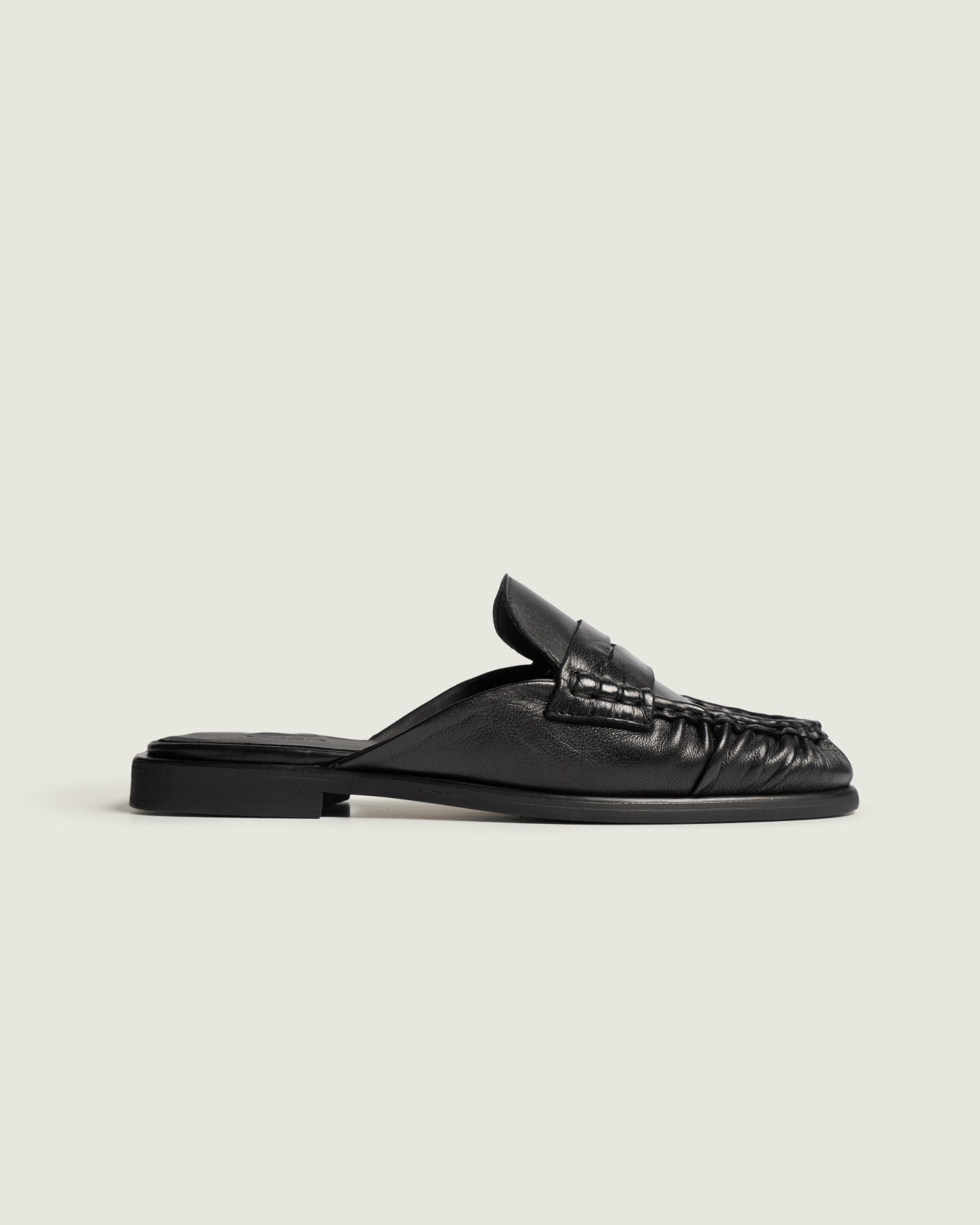 Penny Mule - Leather | Black
