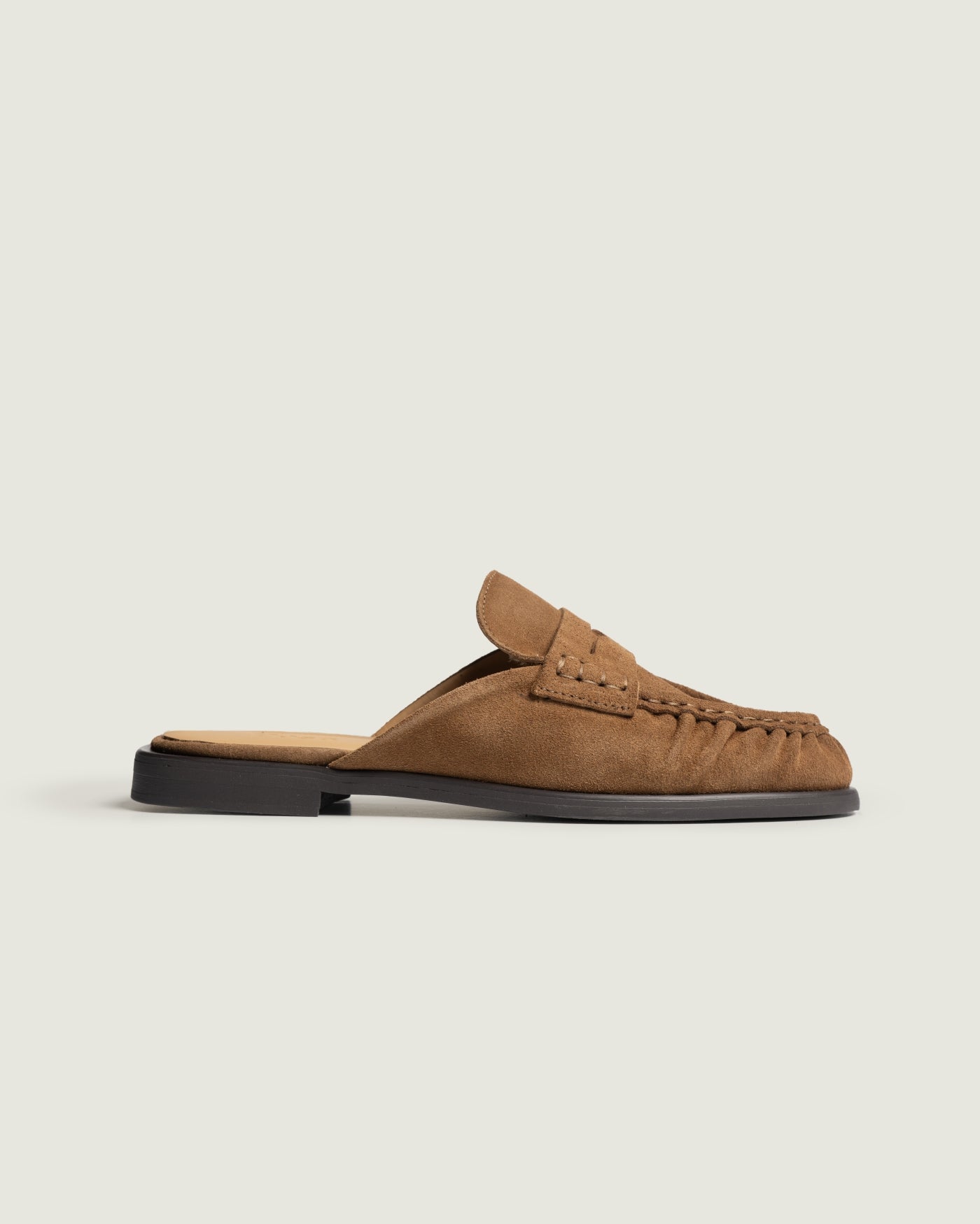 Penny Mule - Suede | Cognac