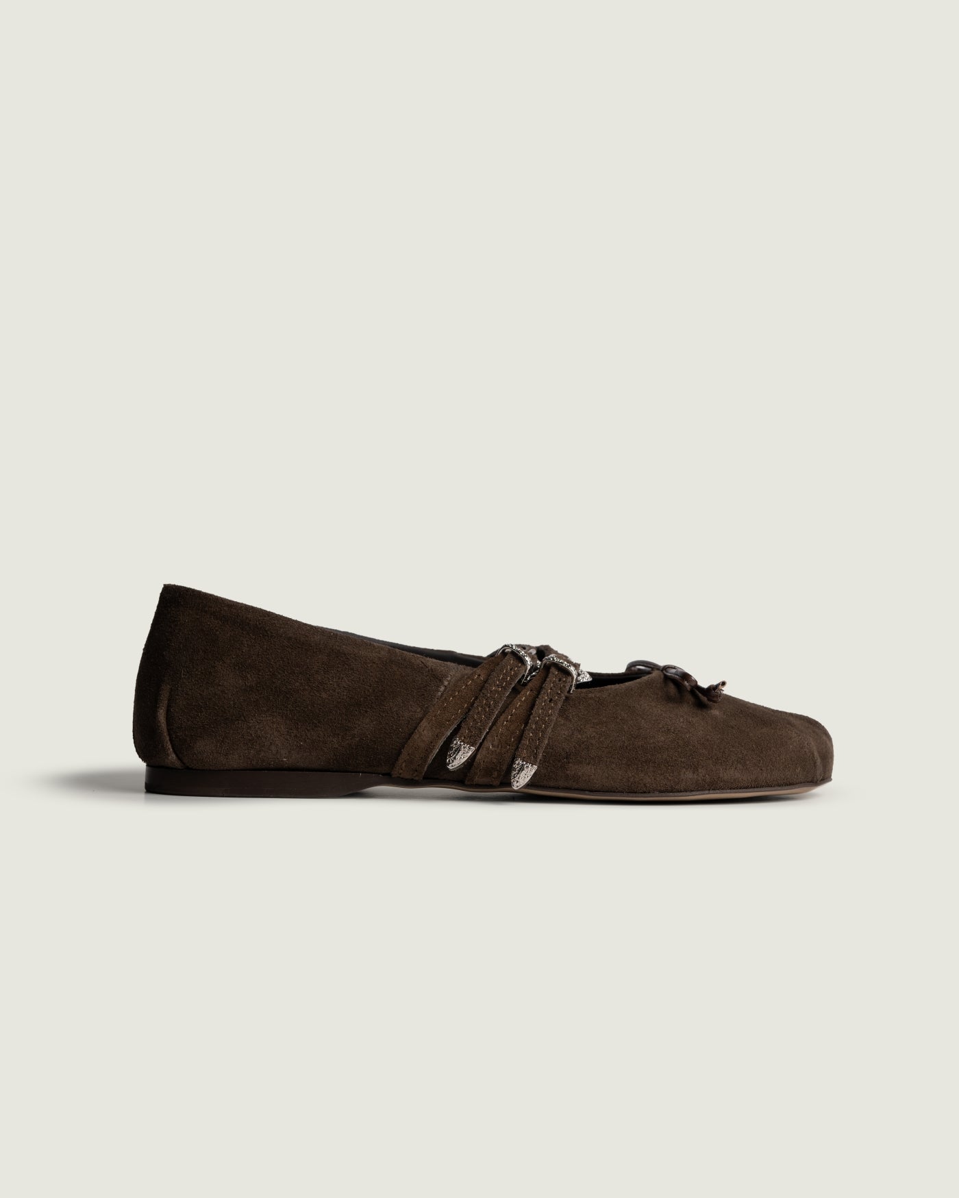 Vita Ballerina - Double strap | Dark brown