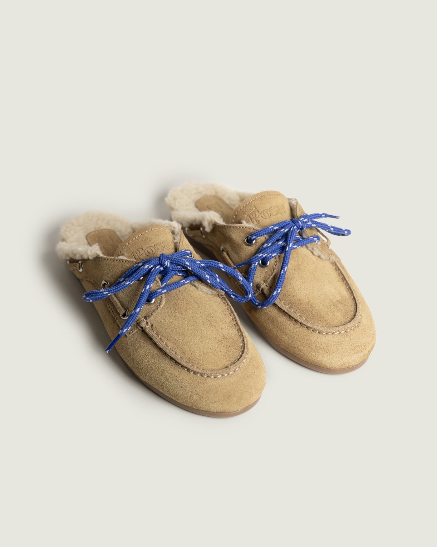 Boat Loafer Mule Fur - Suede | Desert tan