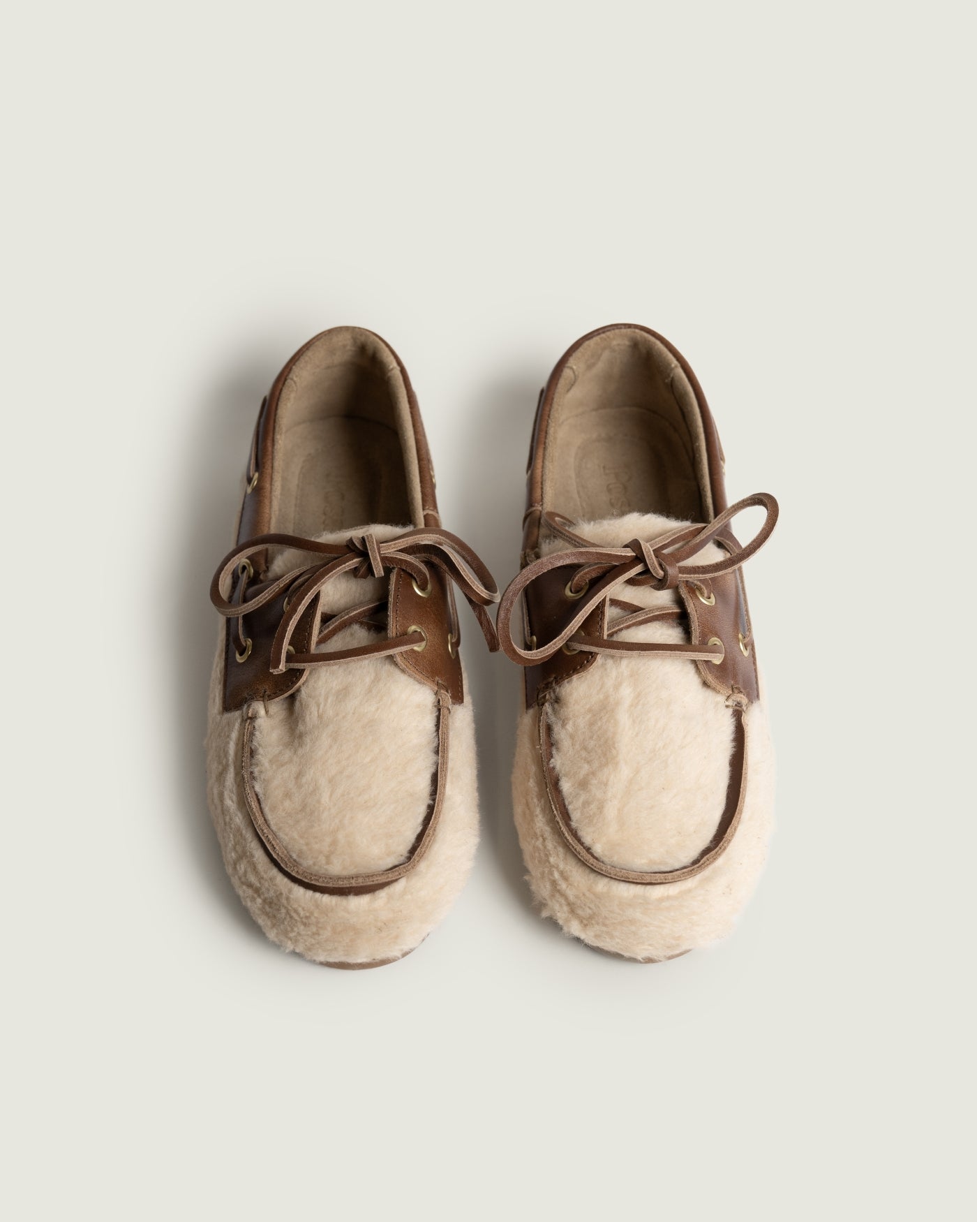 Boat Loafer Alpina | Light taupe/ brown