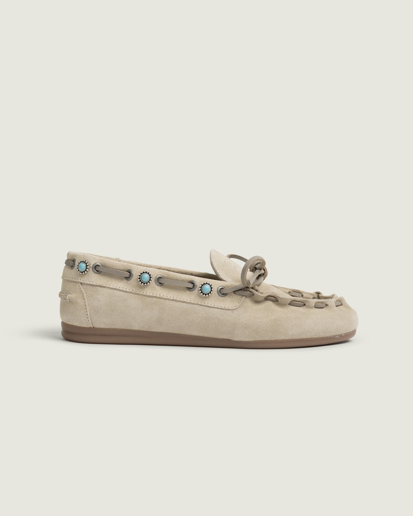 Boat Loafer Western | Light taupe