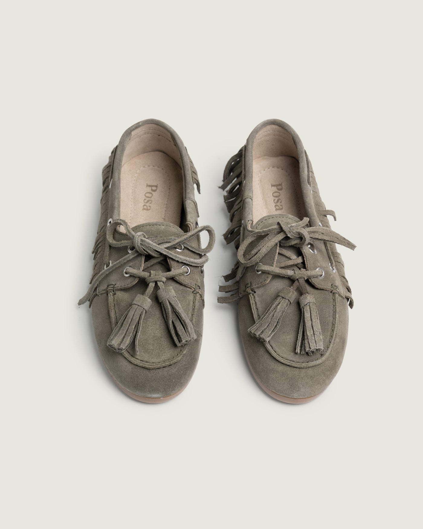Boat Loafer Native Tassel - Suede | Khaki