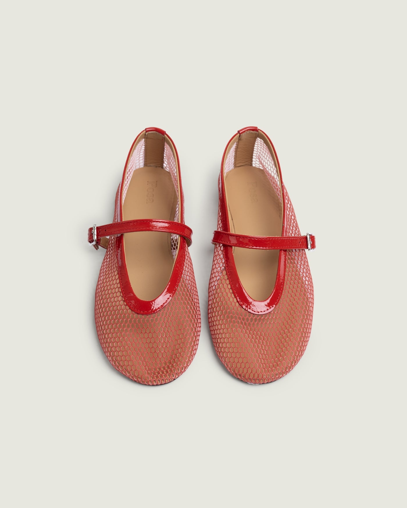 Baletto Mesh - Patent | Red