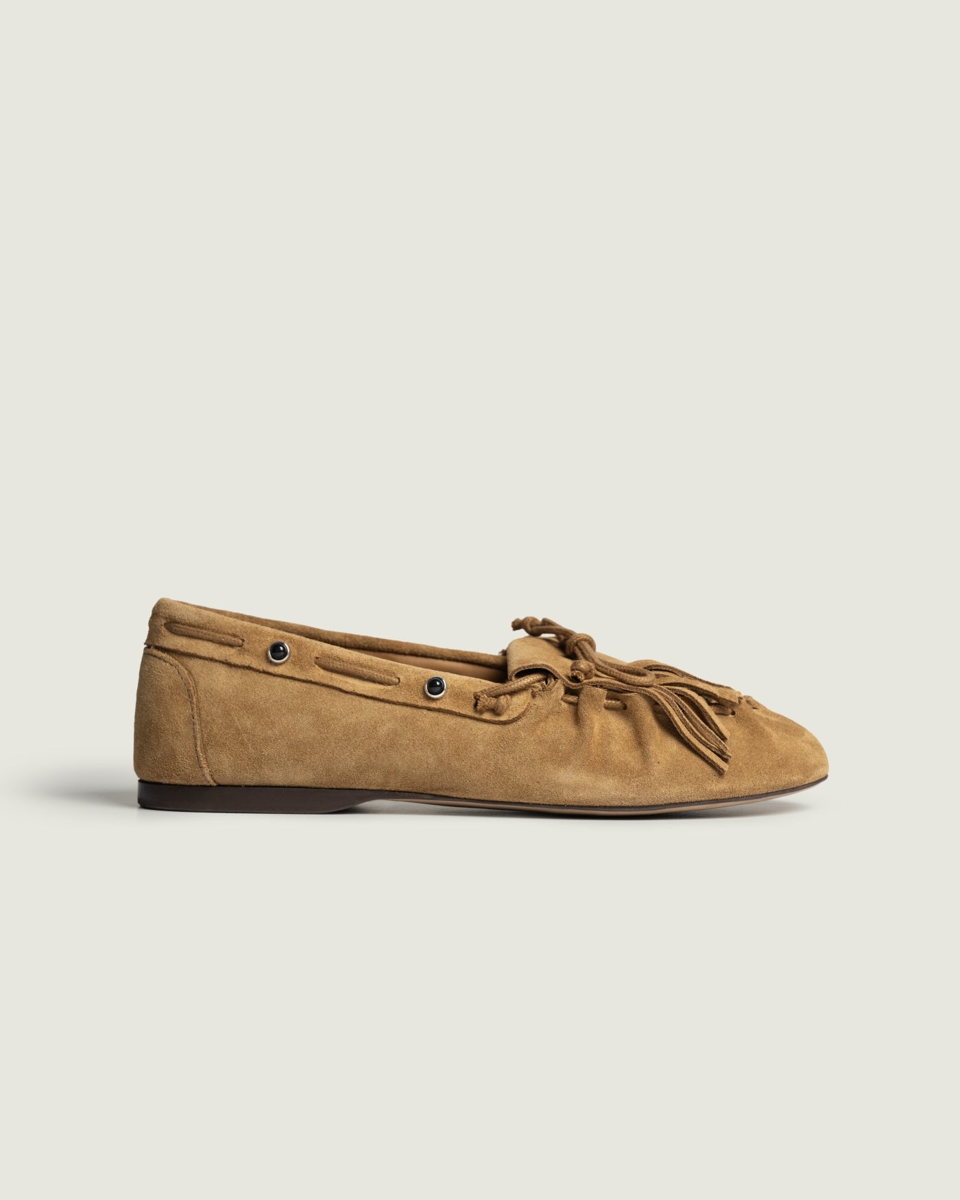 Fringe Moccasin | Cognac
