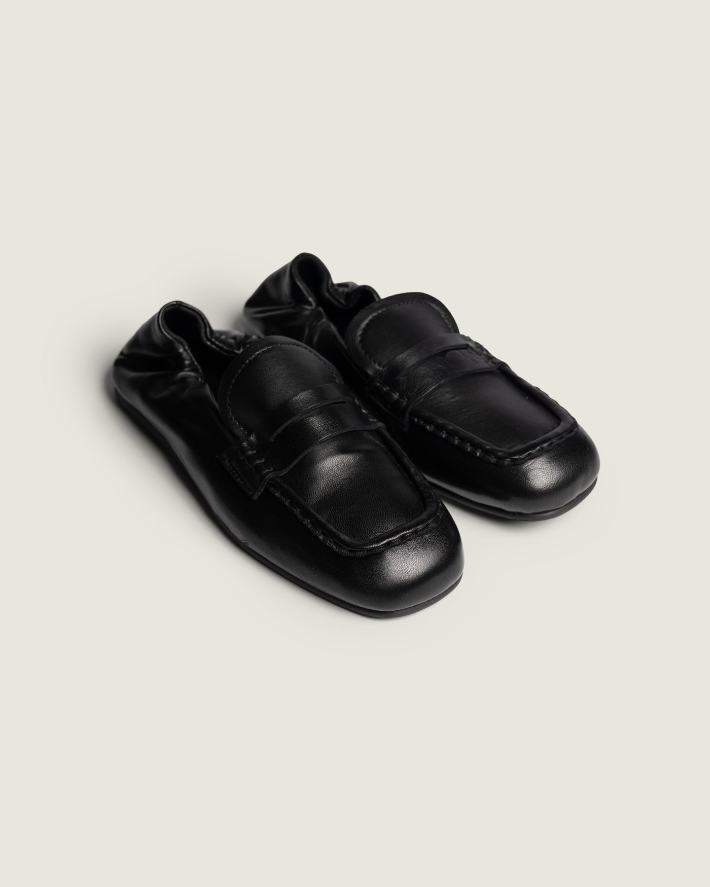 Penny Loafer Square - Leather | Black