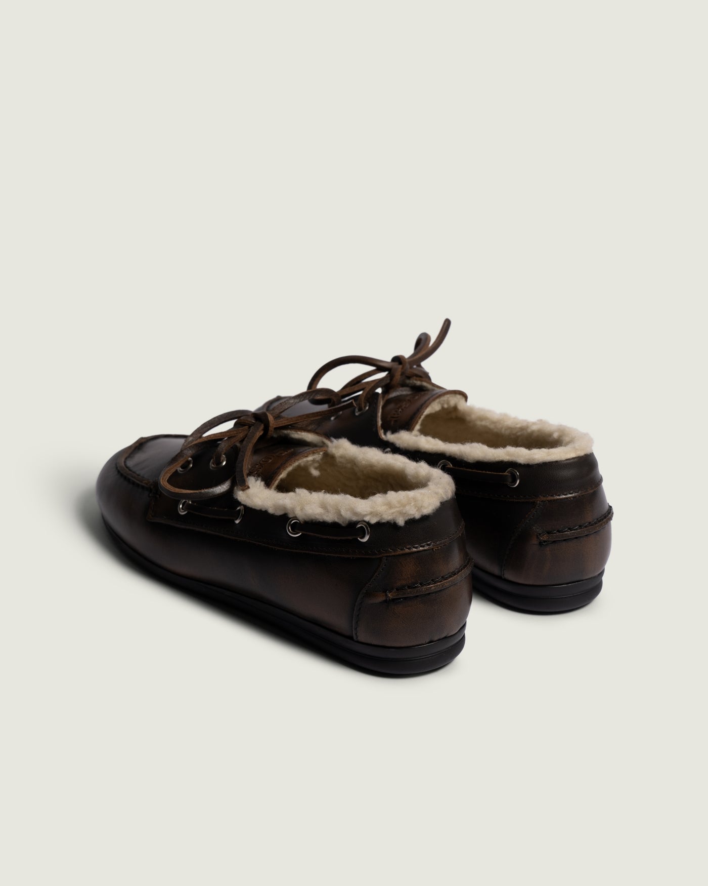Boat Loafer Brushed - Fur | Coffee
