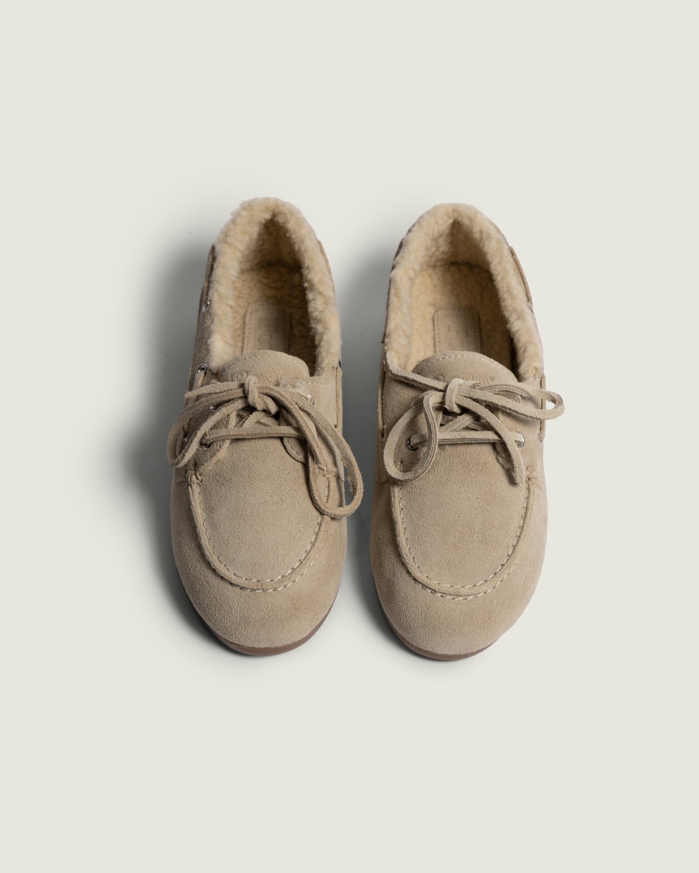 Boat Loafer Brushed - Fur | Light taupe
