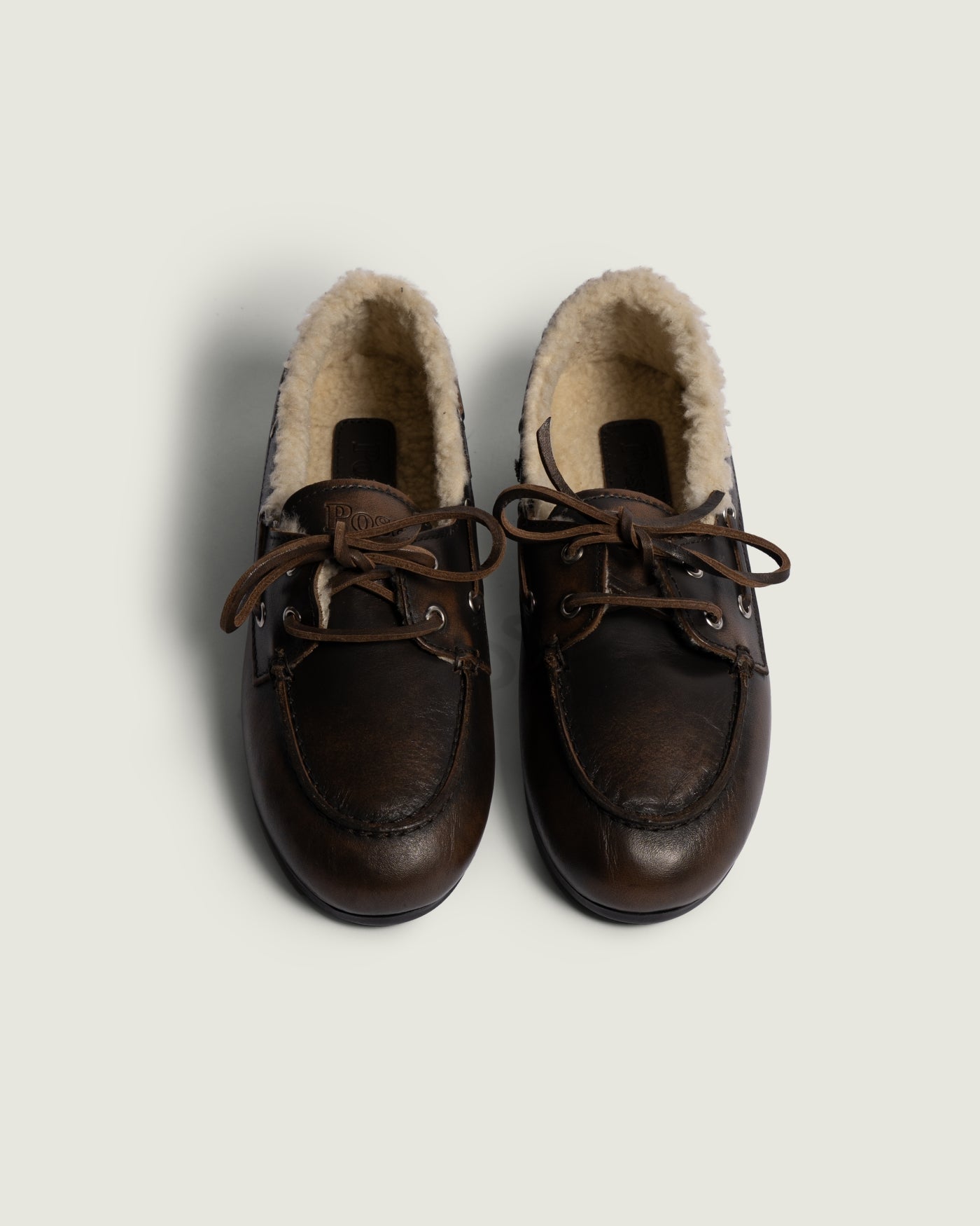 Boat Loafer Brushed - Fur | Coffee