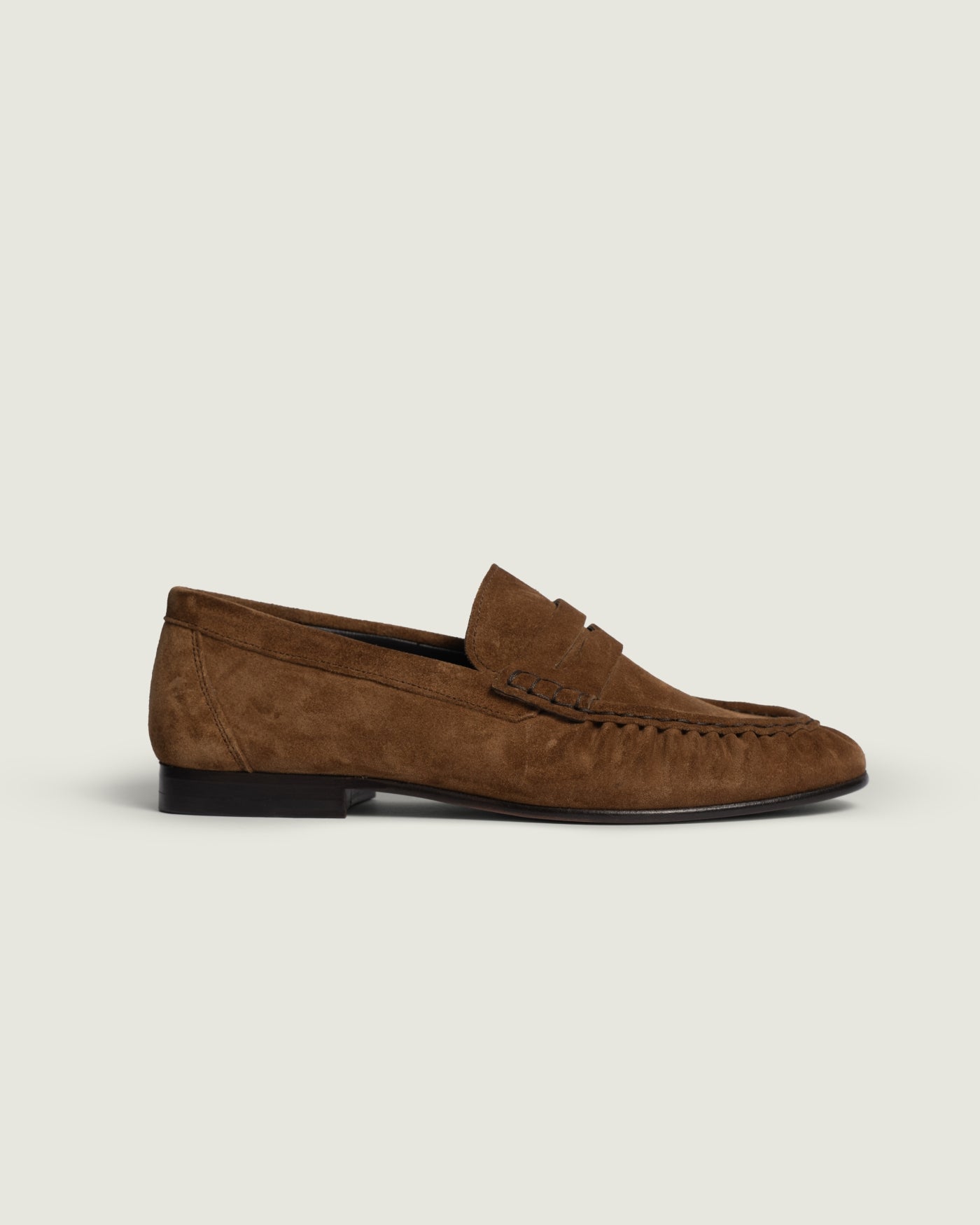 Penny Loafer Wrinkle - Suede | Cognac