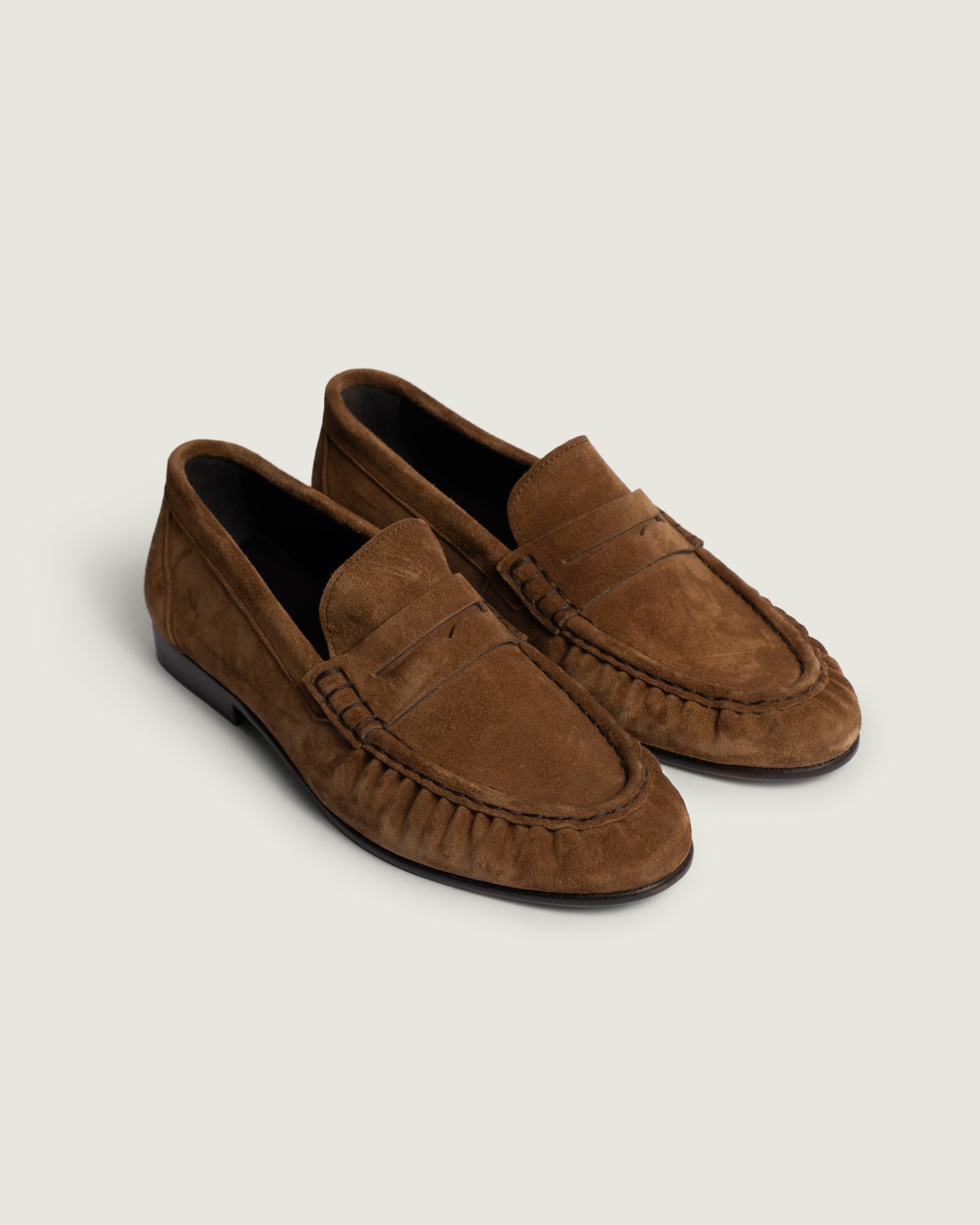 Penny Loafer Wrinkle - Suede | Cognac