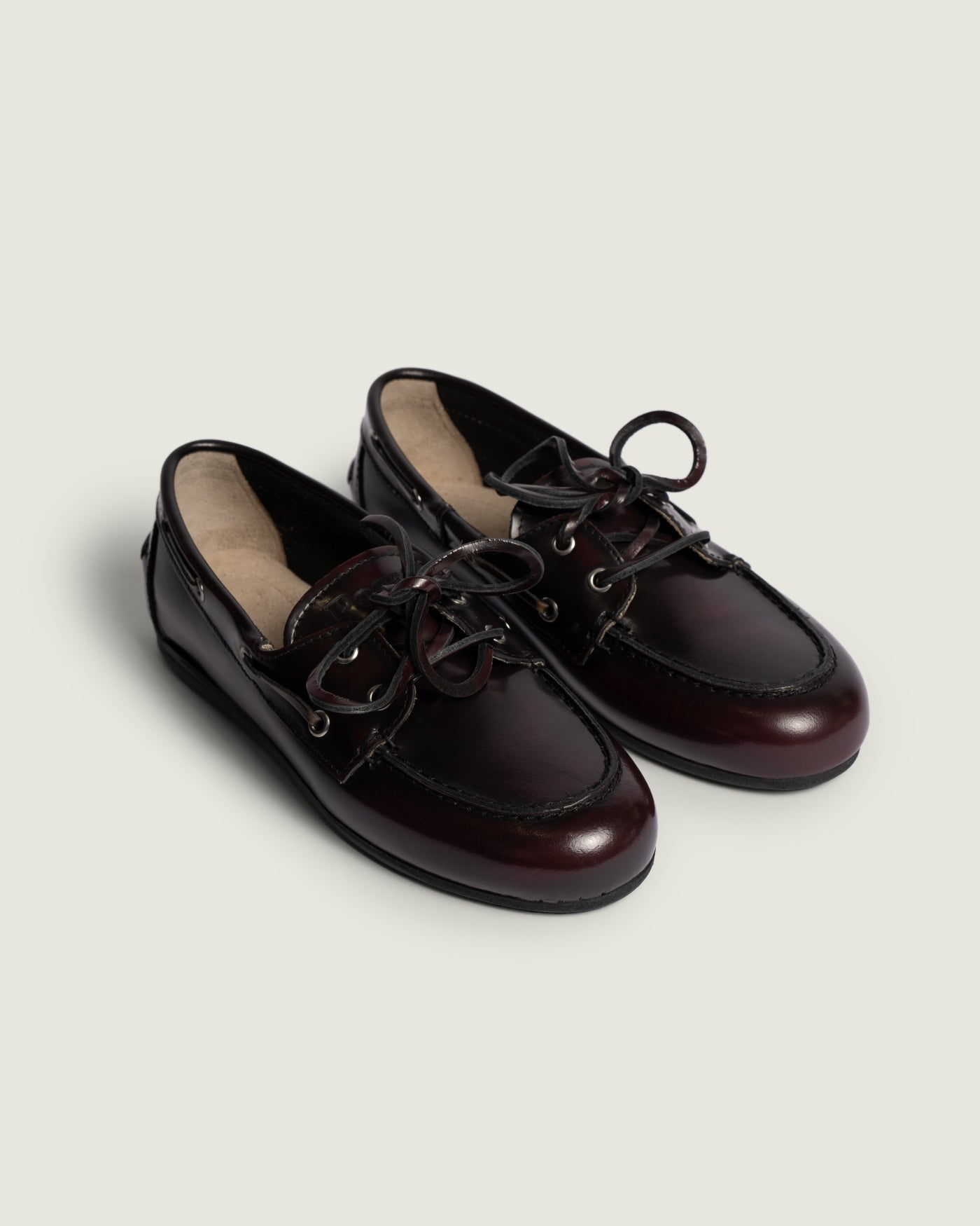 Laces - box leather | Burgundy