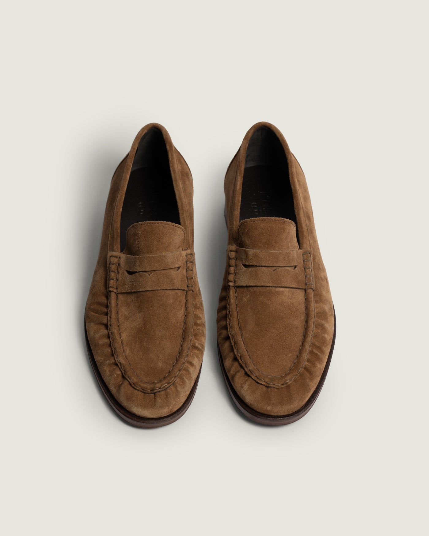 Penny Loafer Wrinkle - Suede | Cognac