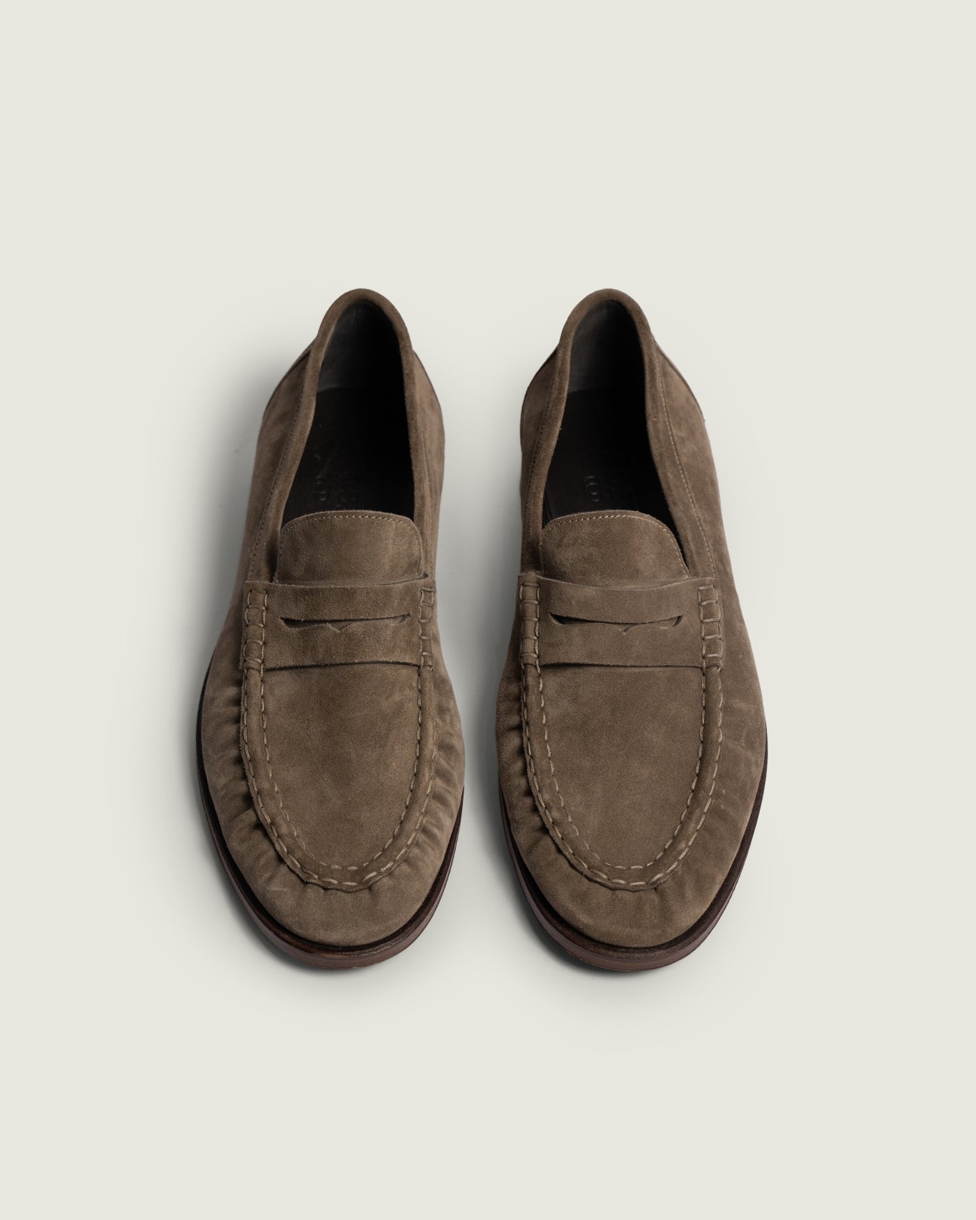 Penny Loafer Wrinkle - Suede | Drizzle