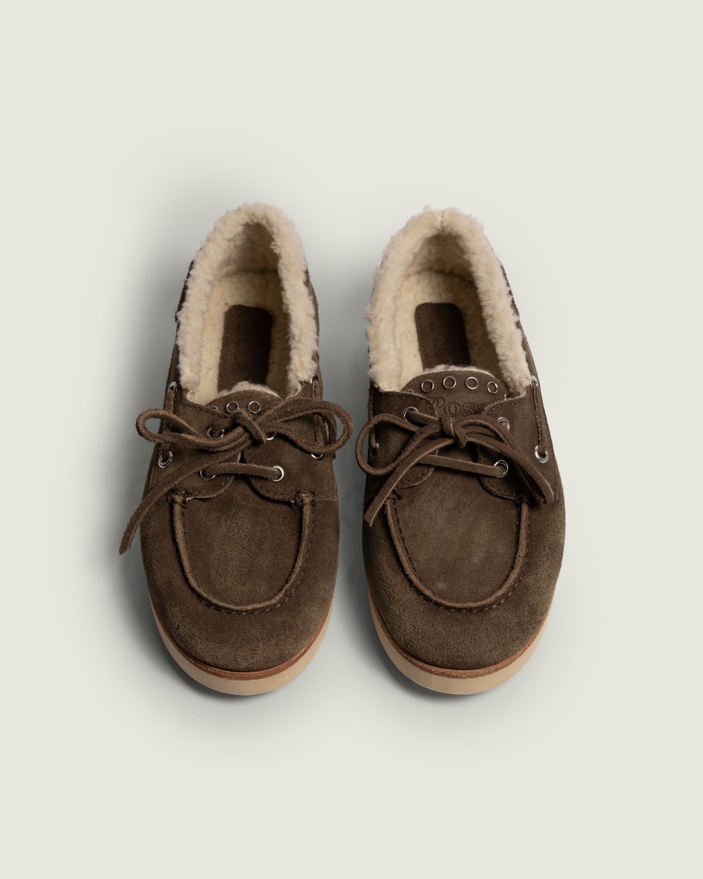 Deck Loafer Shearling | Dark brown