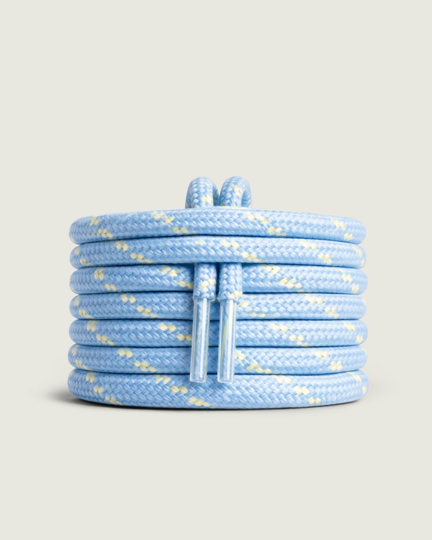 Coloured Posa Laces | Baby Blue / Butter Yellow