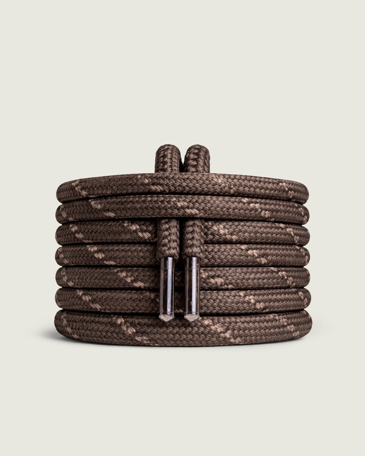 Coloured Posa Laces | Khaki / Dark Brown Grey