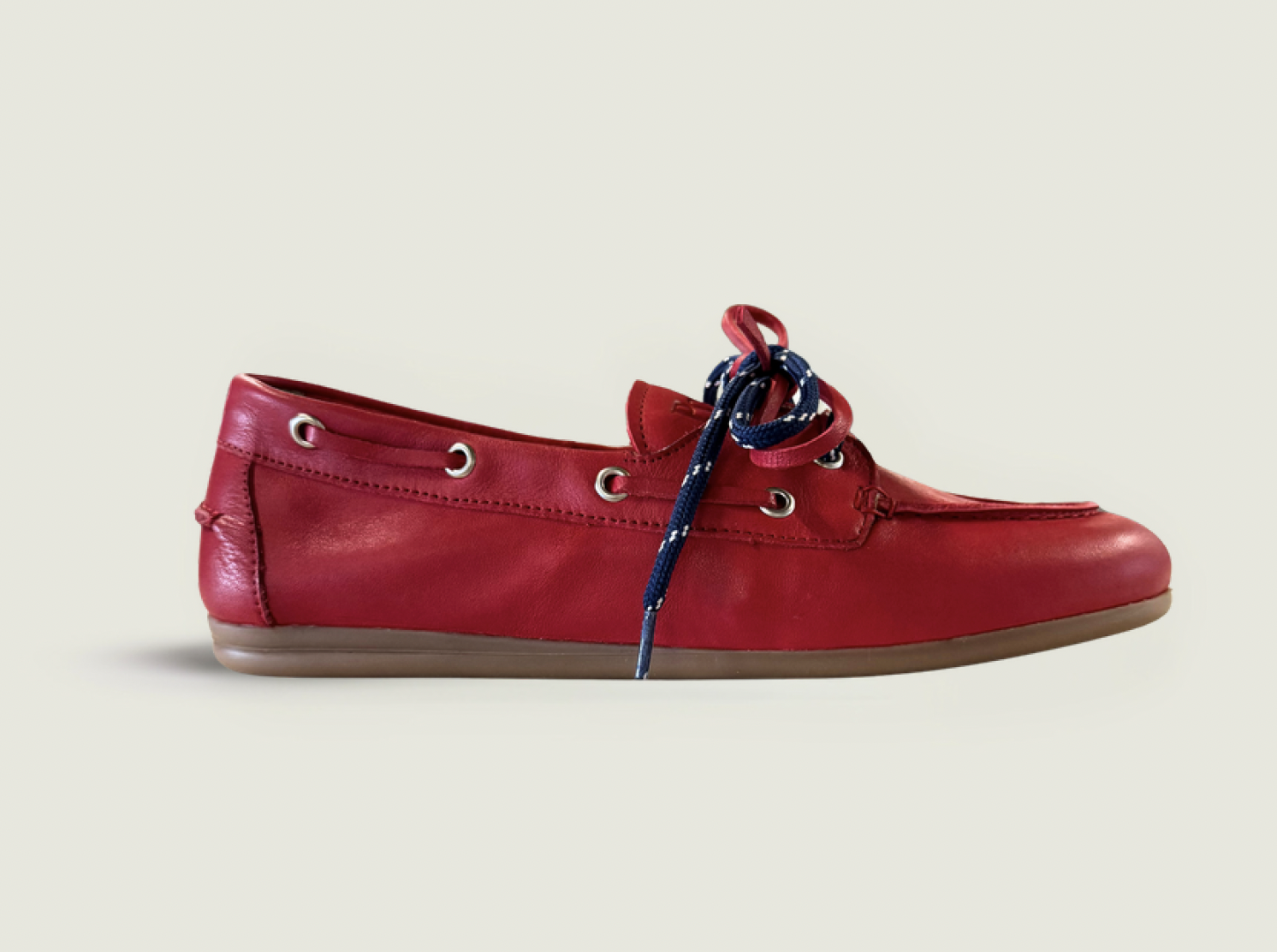 Boat Loafer Brushed | Red