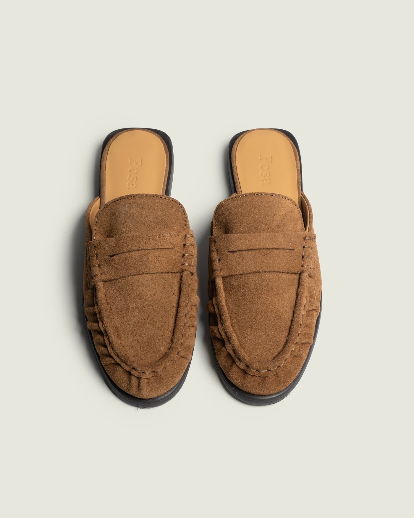 Penny Mule - Suede | Cognac