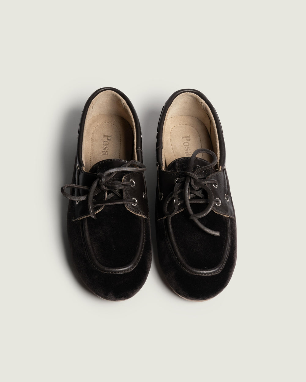 Boat Loafer Velvet | Dark brown