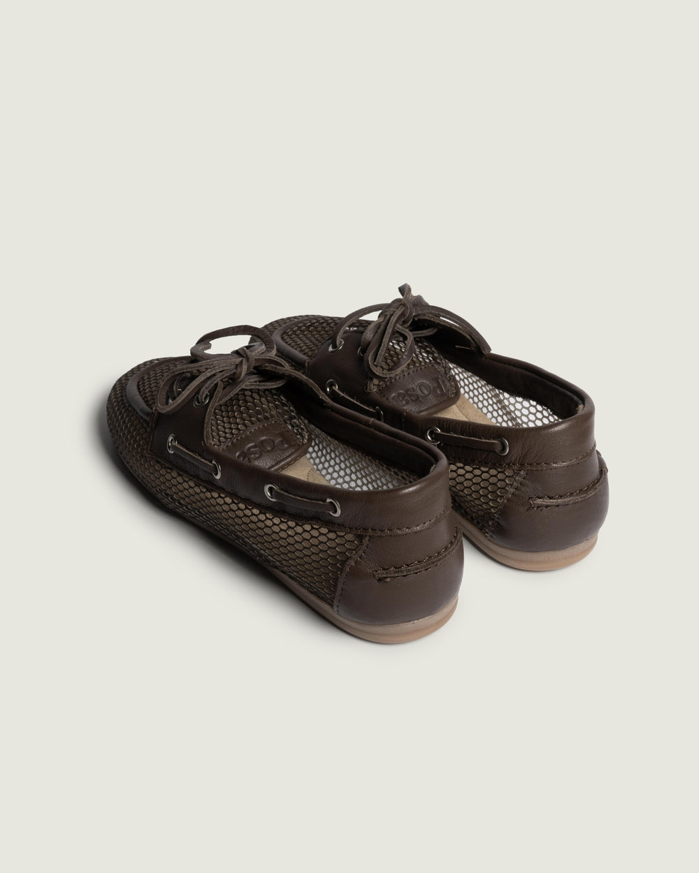 Boat Loafer Mesh - Leather | Dark brown