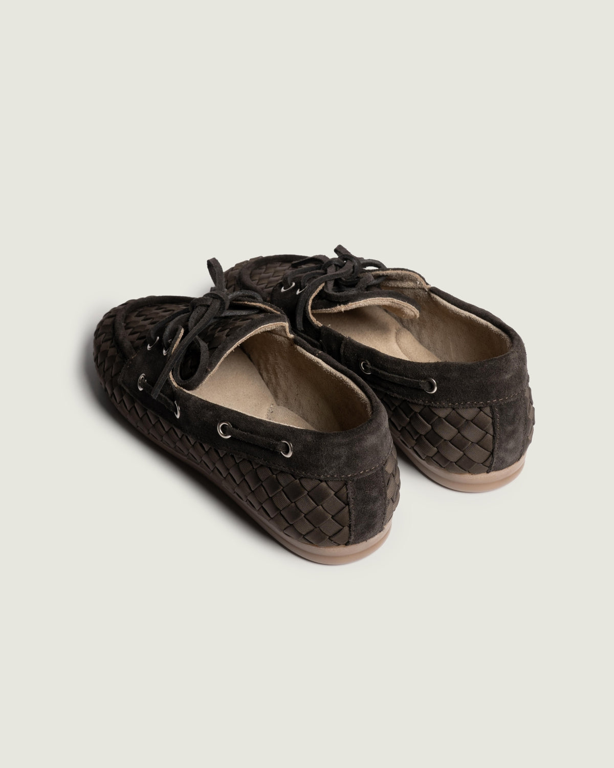 Boat Loafer Woven X Marrea | Dark brown