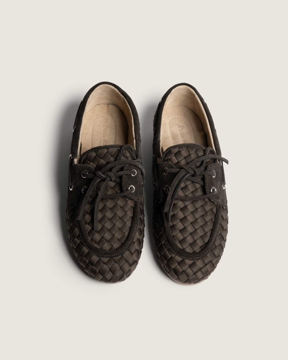Boat Loafer Woven X Marrea | Dark brown