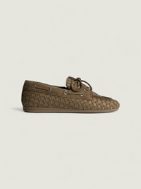 Boat Loafer Woven X Marrea | Camel