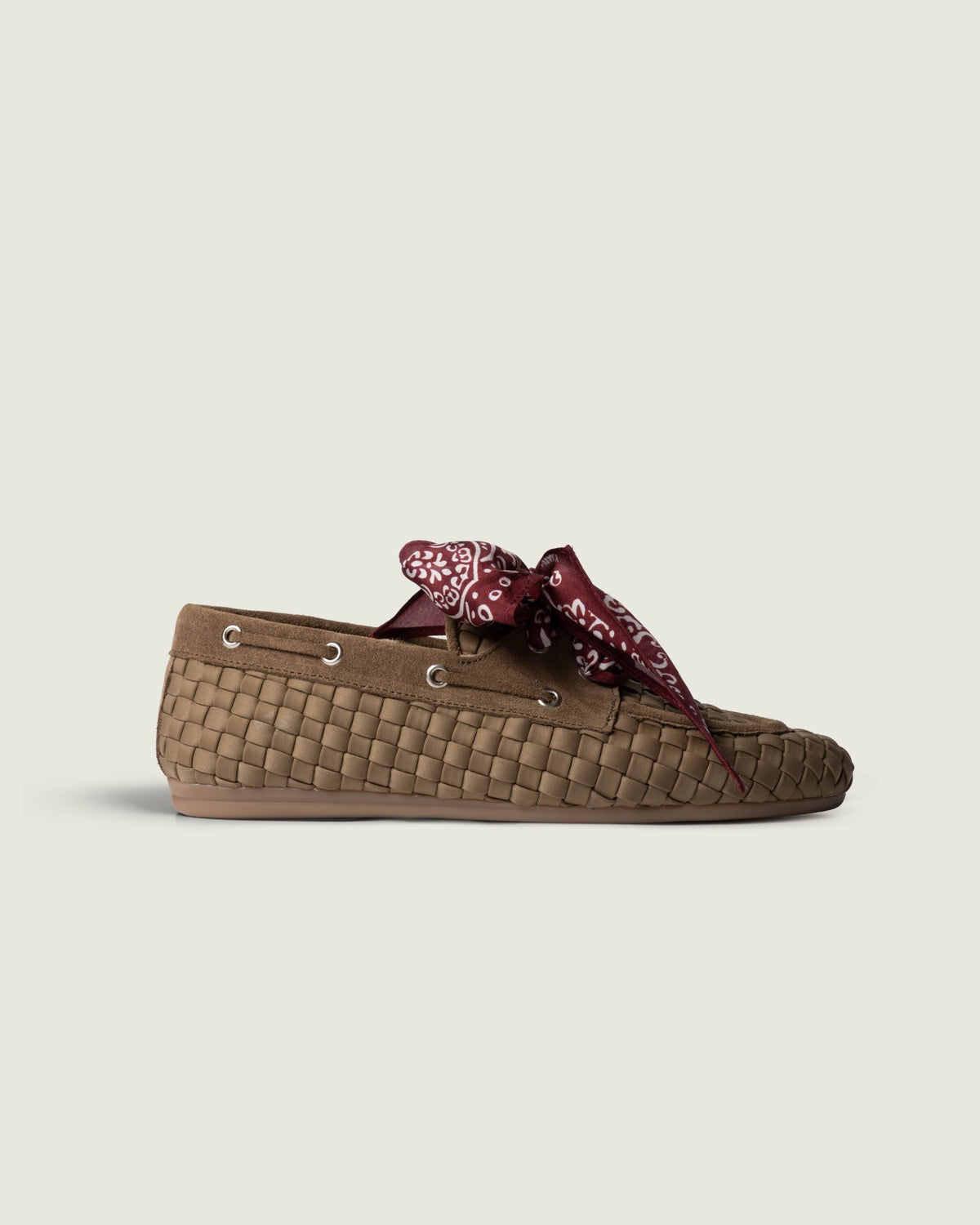Boat Loafer Woven X Marrea | Camel