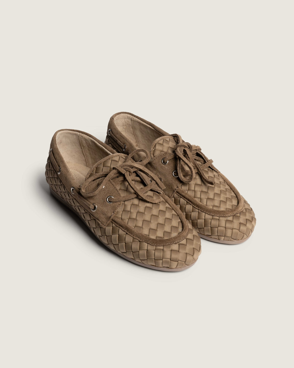 Boat Loafer Woven X Marrea | Camel