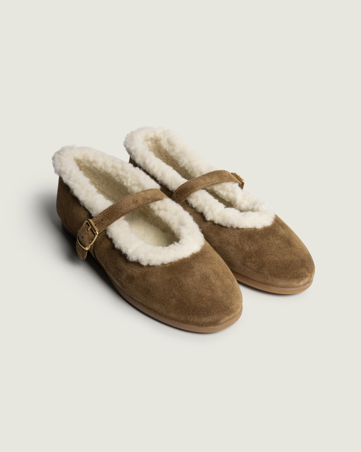 St. Moritz Ballet Flats - Suede | Tabacco