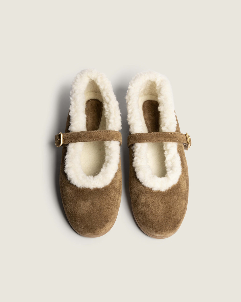 St. Moritz Ballet Flats - Suede | Tabacco