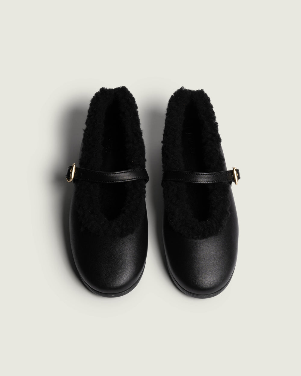 St. Moritz Ballet Flats - Leather | Black