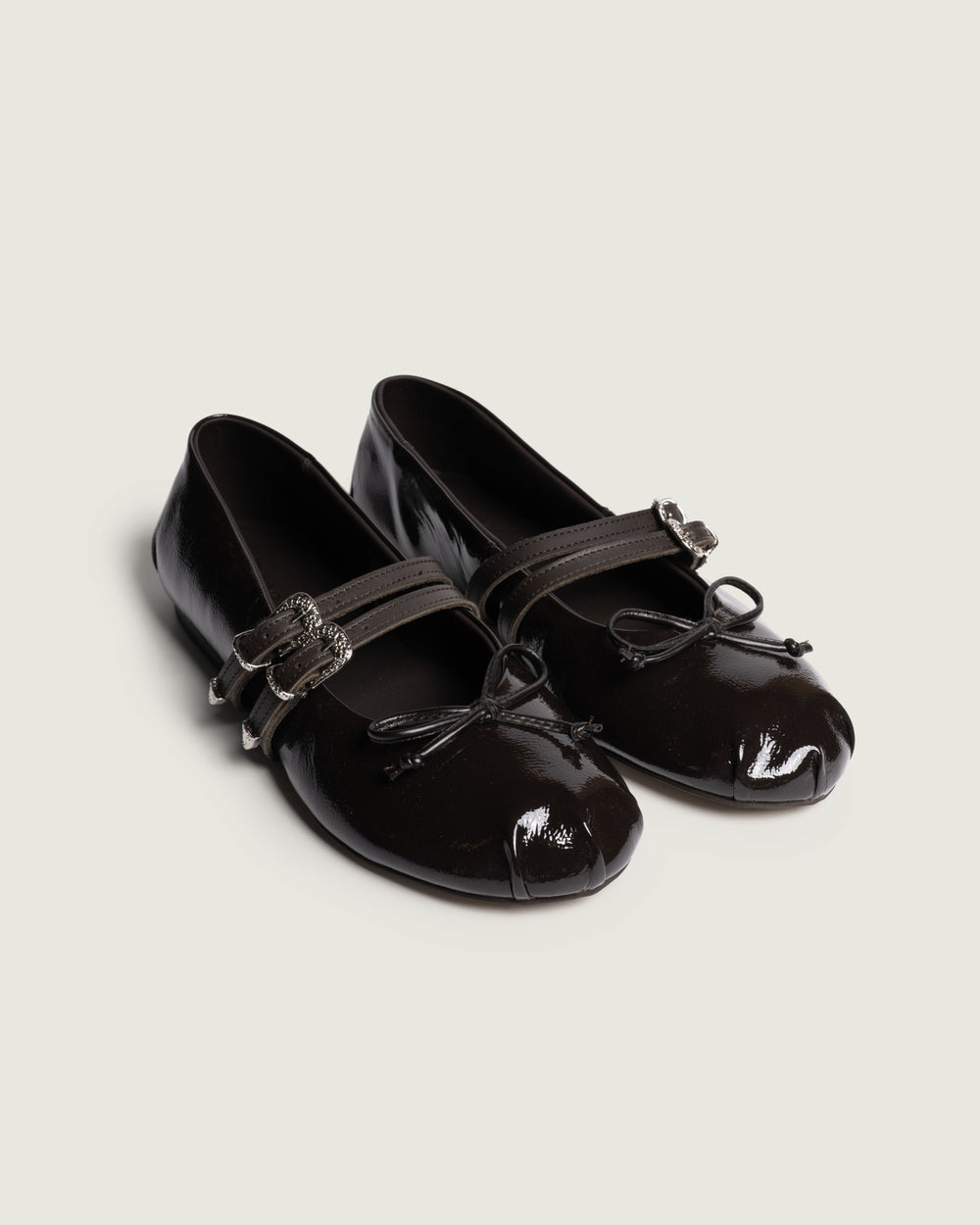 Vita Ballerina Western - Patent | Brown