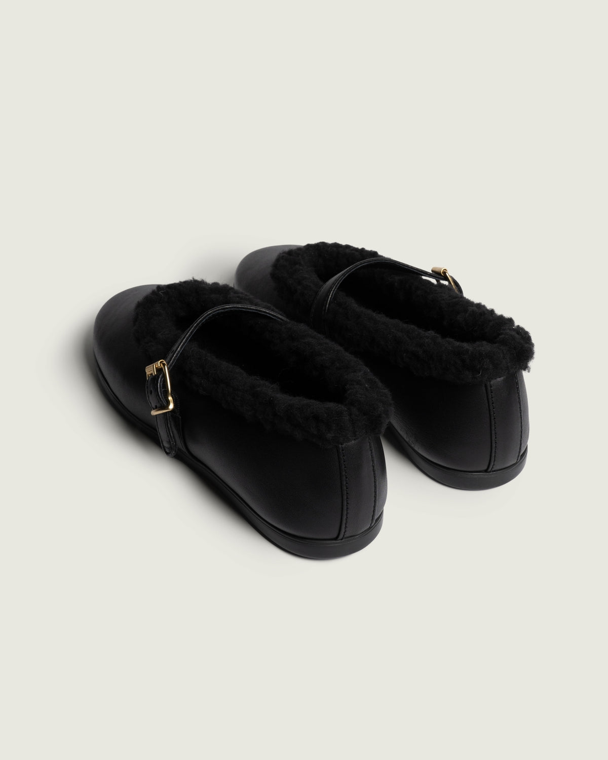 St. Moritz Ballet Flats - Leather | Black