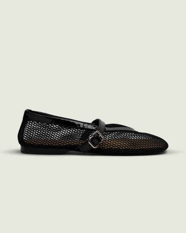Baletto Mesh - Patent | Black