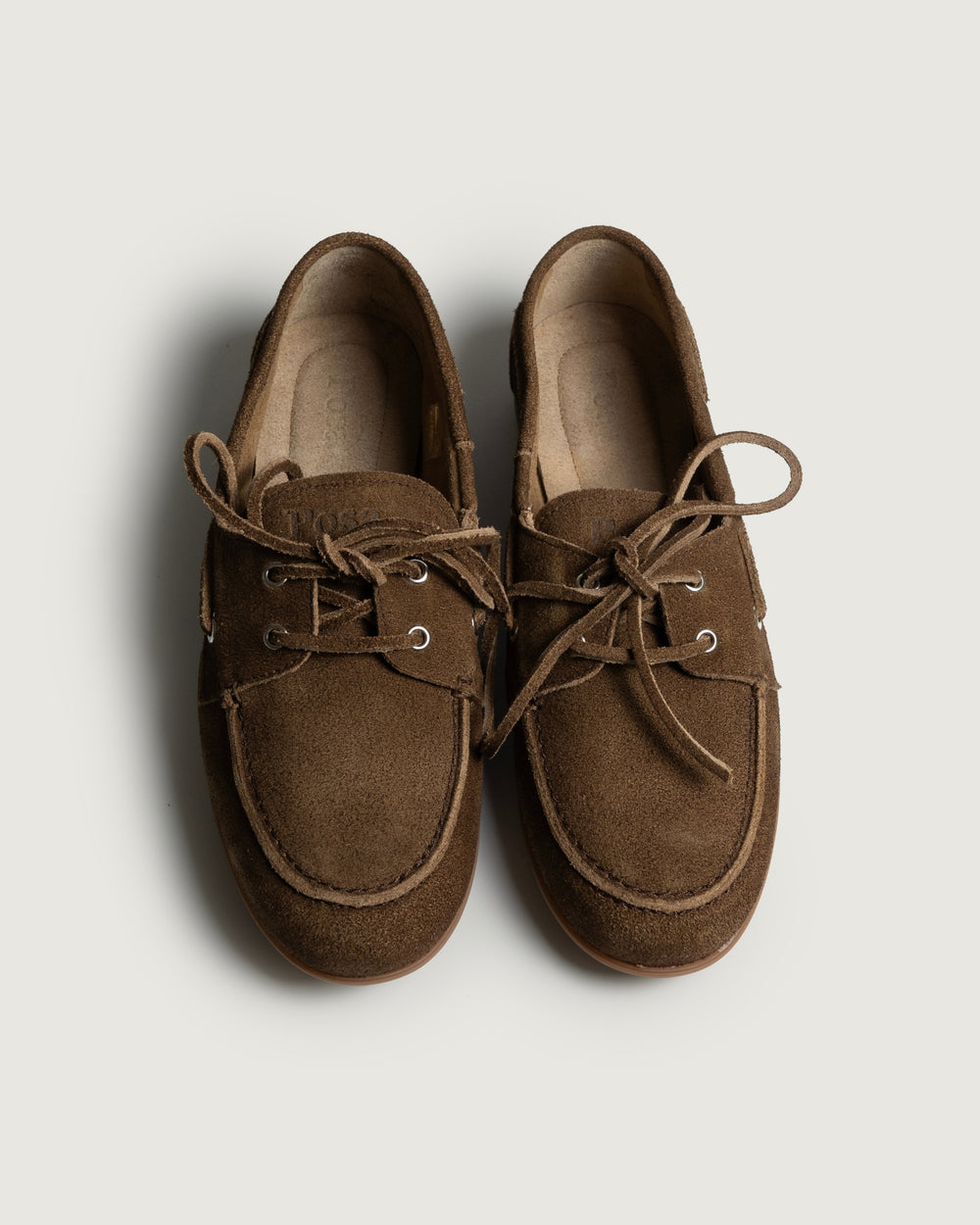 Boat Loafer Brushed Milano - Suede | Dark brown