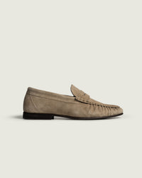 Penny Loafer Wrinkle - Suede | Light taupe