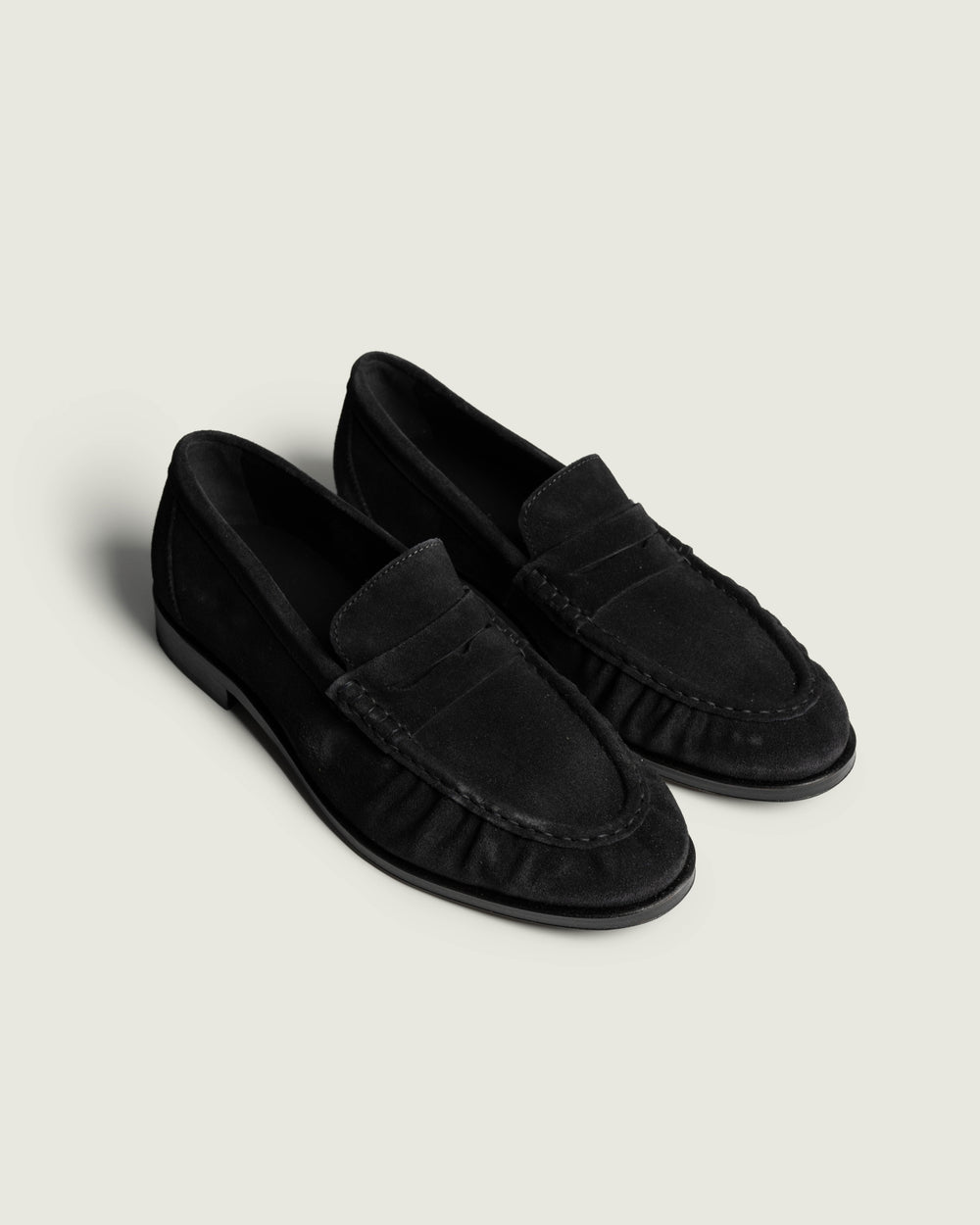 Penny Loafer Wrinkle - Suede | Night blue