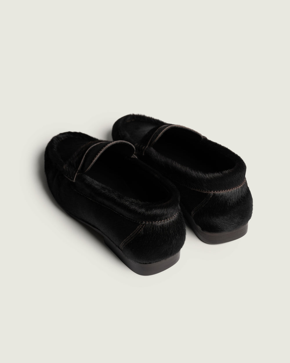 Penny Loafer Wrinkle - Animal | Black