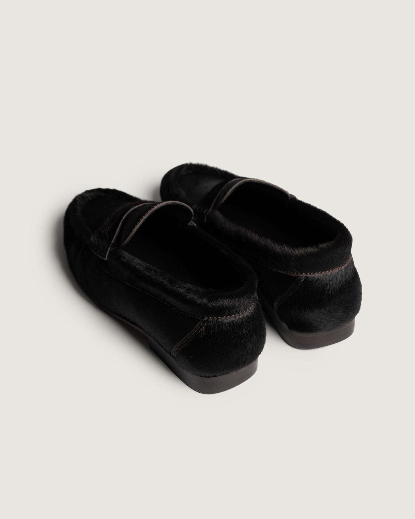 Penny Loafer Wrinkle - Animal | Black