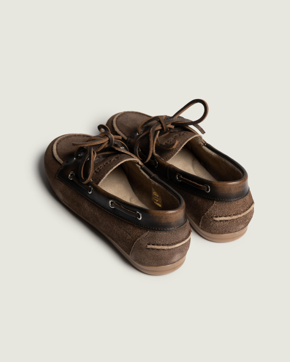 Boat Loafer Brushed - Suede/ Leather | Coffee/ Dark brown