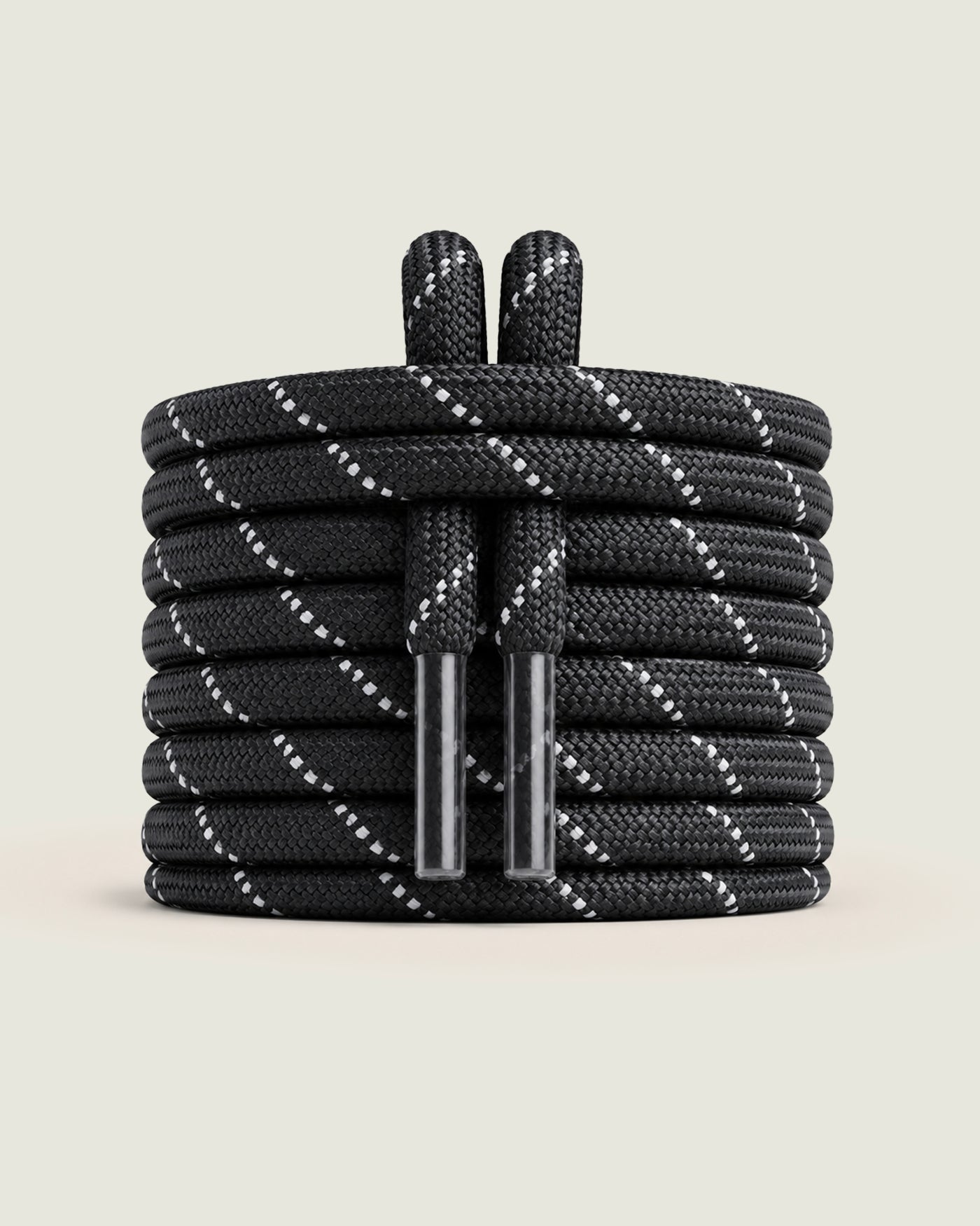 Coloured Posa Laces | Grey/ white